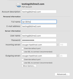 outlook for mac authenticated smtp